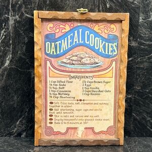 Vintage Oatmeal Cookies Sign